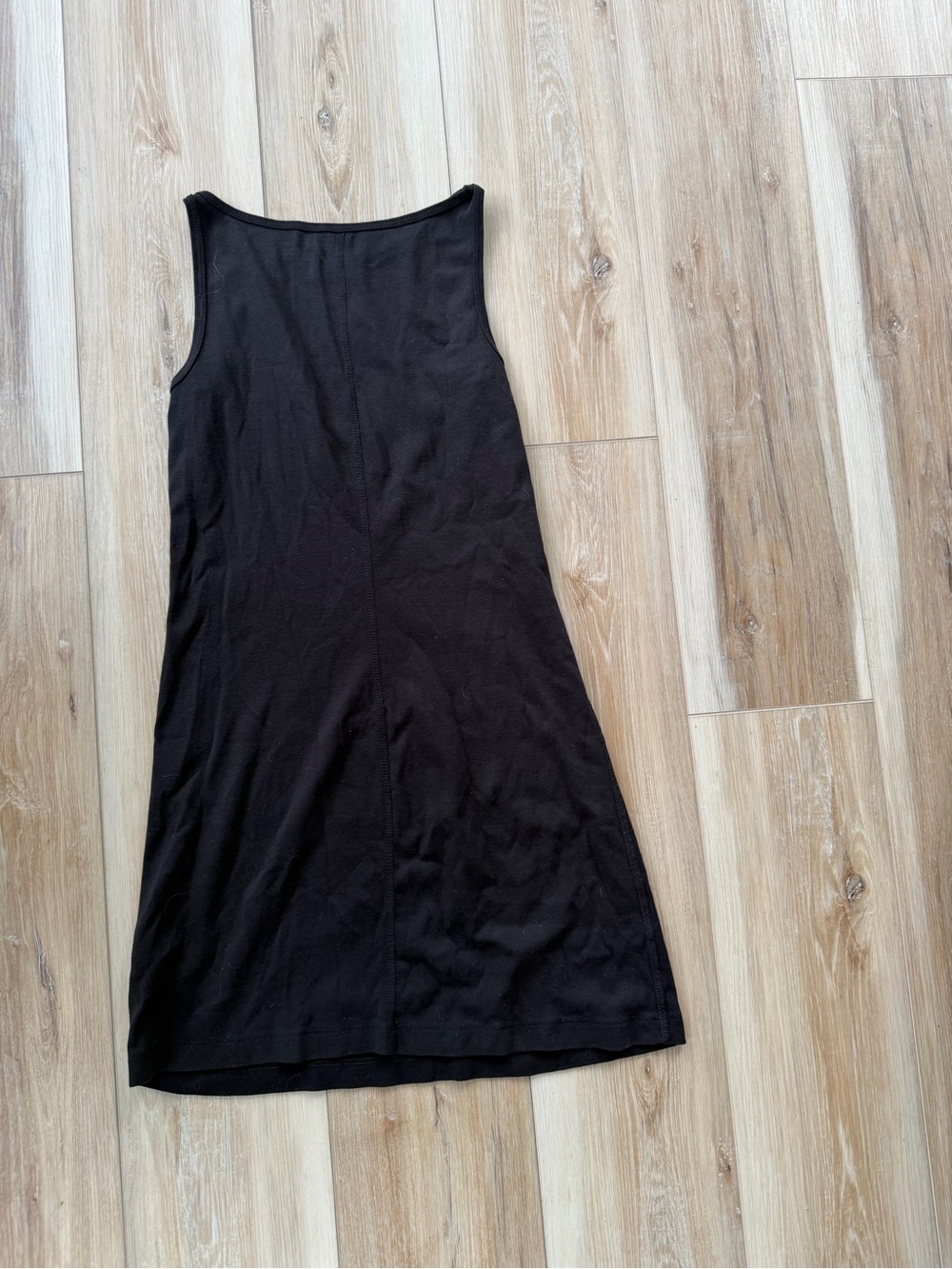Black Women's Ribbed Dress - Picture 3 of 4